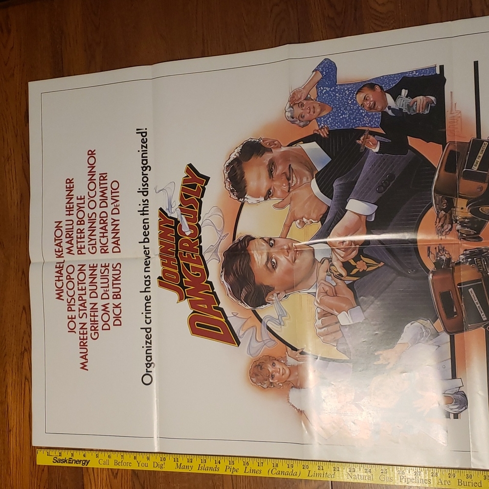 Johnny Dangerously Original Movie Poster